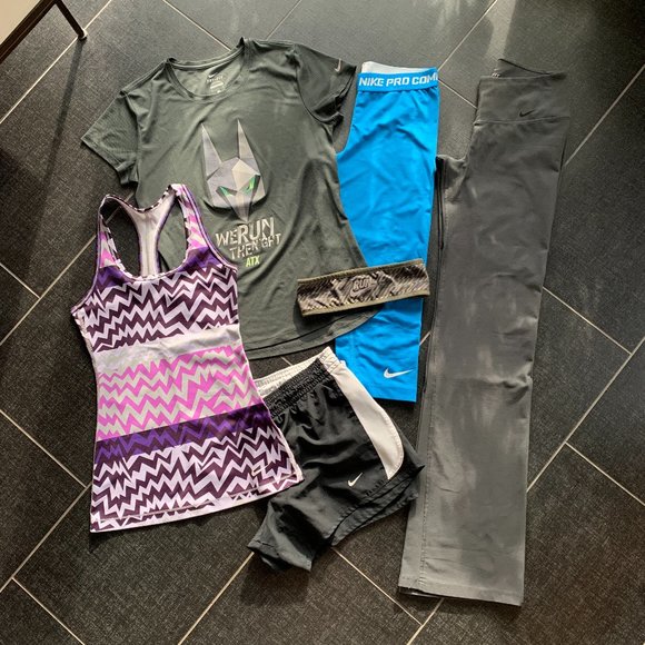 Nike Athleisure 6 Piece Workout Bundle - Picture 1 of 13